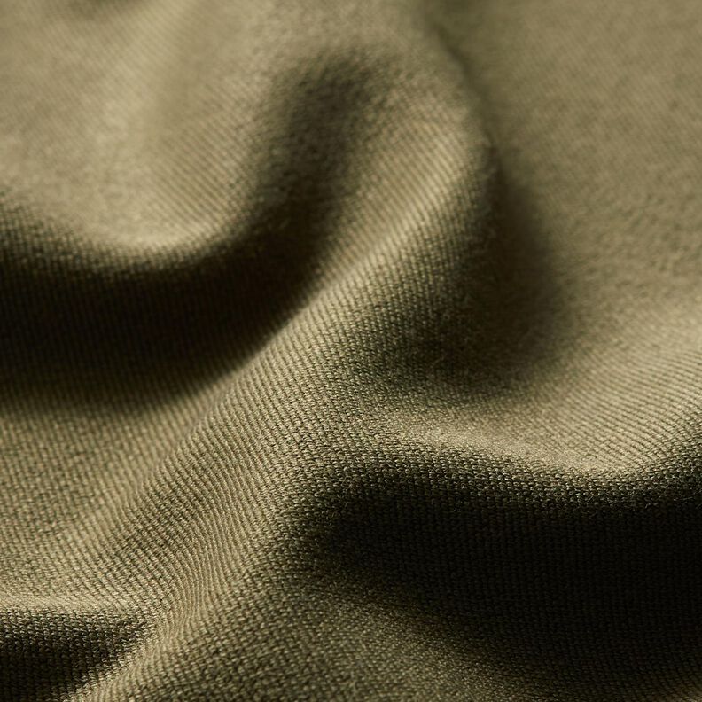 Bi-stretch gabardine – licht kaki,  image number 2