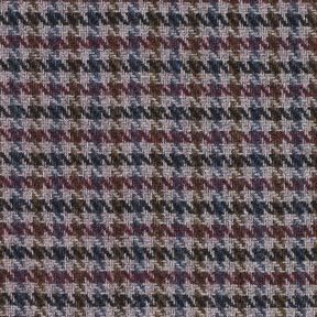 Mantelstof Wolmix kleine pied-de-poule – merlot/zilver, 