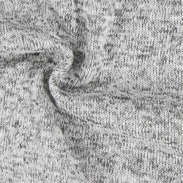 Fleece gebreid – lichtgrijs,  image number 2