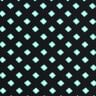 Badpakstof retro ruitjes – zwart/pepermunt,  thumbnail number 1
