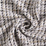Grove jasstof glittergaren ruit – wit/beige,  thumbnail number 4