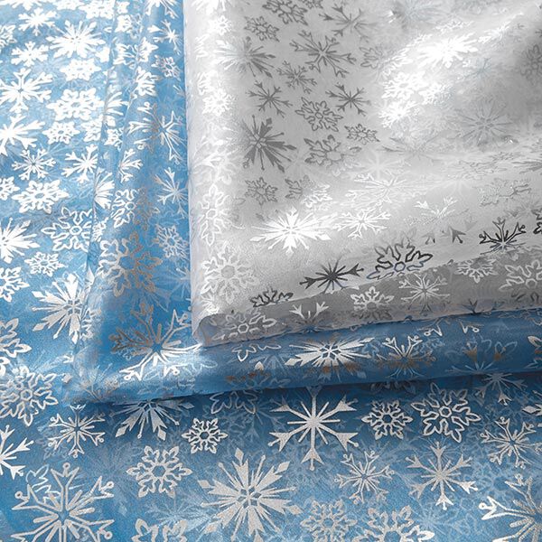 Organza sneeuwvlokken – lichtblauw,  image number 6