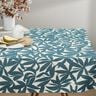 Decostof Half panama gewone bladeren – oceaanblauw/natuur,  thumbnail number 9