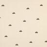GOTS Ribjersey kleine auto's | Poppy Fabrics – creme/zwartbruin,  thumbnail number 1