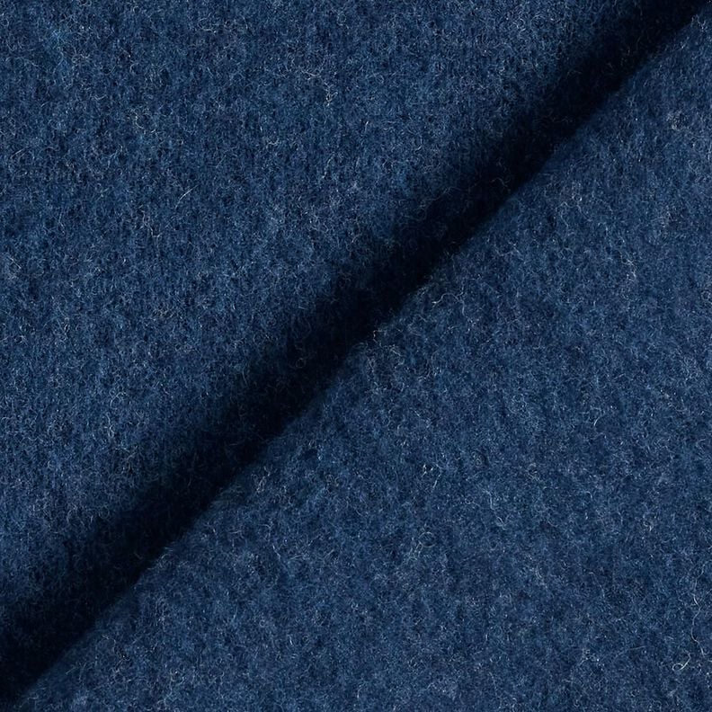Wolvlies zuiver scheerwol Effen – marineblauw,  image number 3