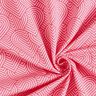 French Terry sommersweat Overlappende harten – roze/vuurrood,  thumbnail number 3