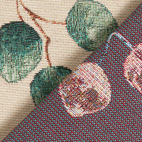 Decostof Gobelin Eucalyptus – lichtbeige/groen, image number 4