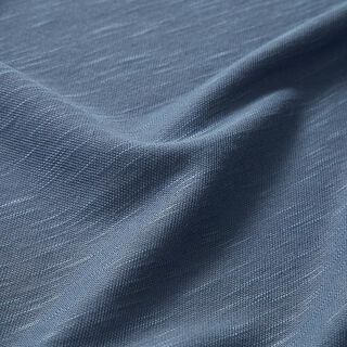 Fijngebreid viscose linnen look – duifblauw, 
