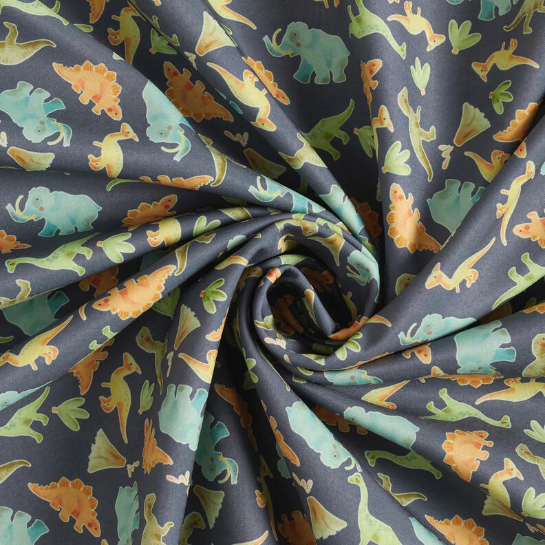Softshell Kleine dino’s Digitaal printen – anthraciet,  image number 4