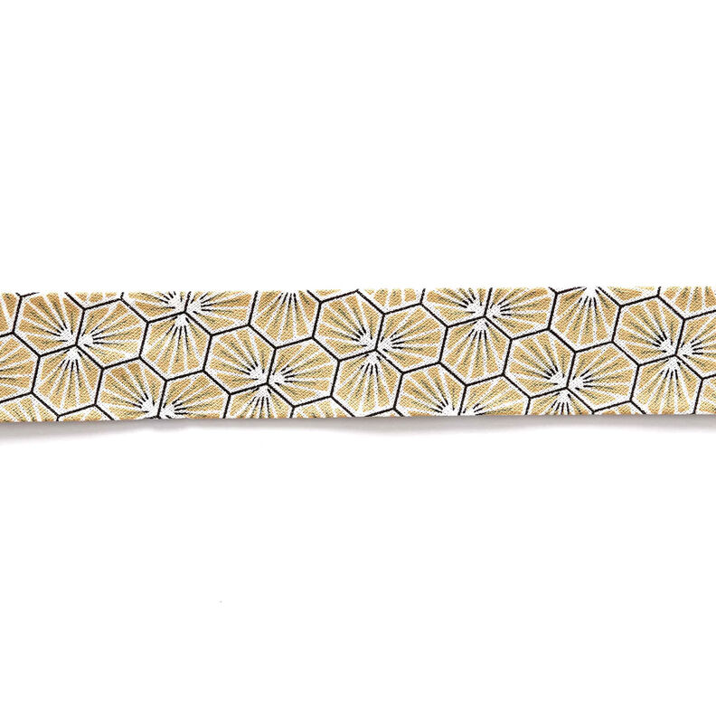 Biasband ruiten [27 mm] – goud,  image number 1