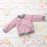 Lichte French Terry effen – roze,  thumbnail number 5