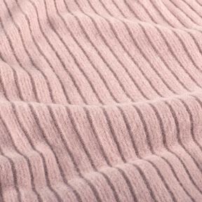 Superzachte ribgebreid effen – licht oudroze,  Superzachte ribgebreid effen – licht oudroze,