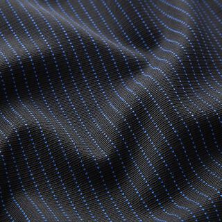 Jersey Punto di Milano naaldstrepen – zwart/indigo, 