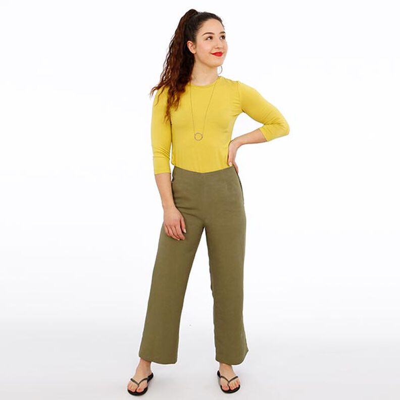 FRAU ELENA - eenvoudige broek met rechte pijpen, Studio Schnittreif | XS - XXL,  image number 5