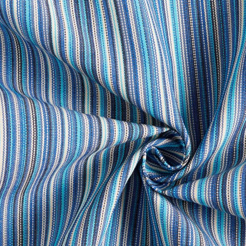 Luifelstof Fijne strepen – blauw,  image number 2