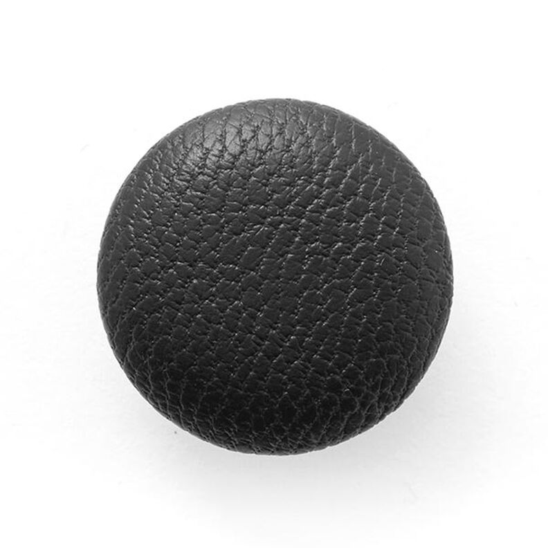 Imitatieleren knoop oogje – zwart,  image number 1