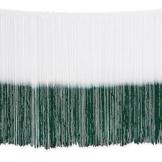 Franjeband [Lengte: 40 cm ] – zwart/groen, 
