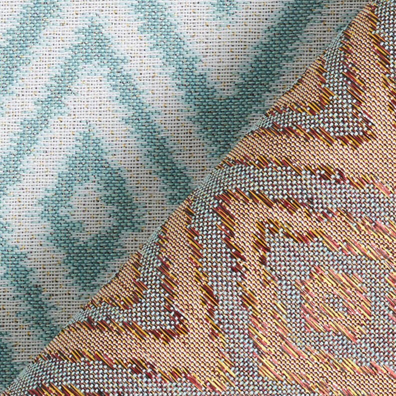 Outdoorstof jacquard Etno – mint,  image number 4