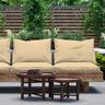 Outdoorstof Canvas Effen – beige,  thumbnail number 5