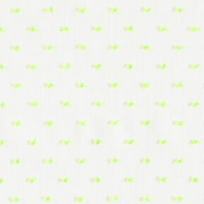 Batist Neon dobby – wit/neongeel, 