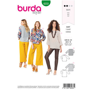 Shirt, Burda 6233 | 34 - 44, 