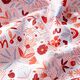 Katoenen stof Cretonne Abstracte bloemen – wit/roze,  thumbnail number 2