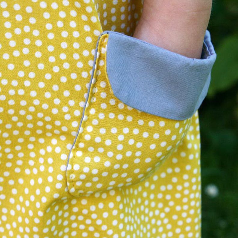 PINK - jurk en top met gedraaide bandjes en zakken, Studio Schnittreif  | 74 - 140,  image number 4