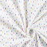 Katoenpopeline Kleurrijke strepen – wit,  thumbnail number 3