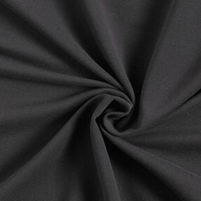 Lichte French Terry effen – zwart, 