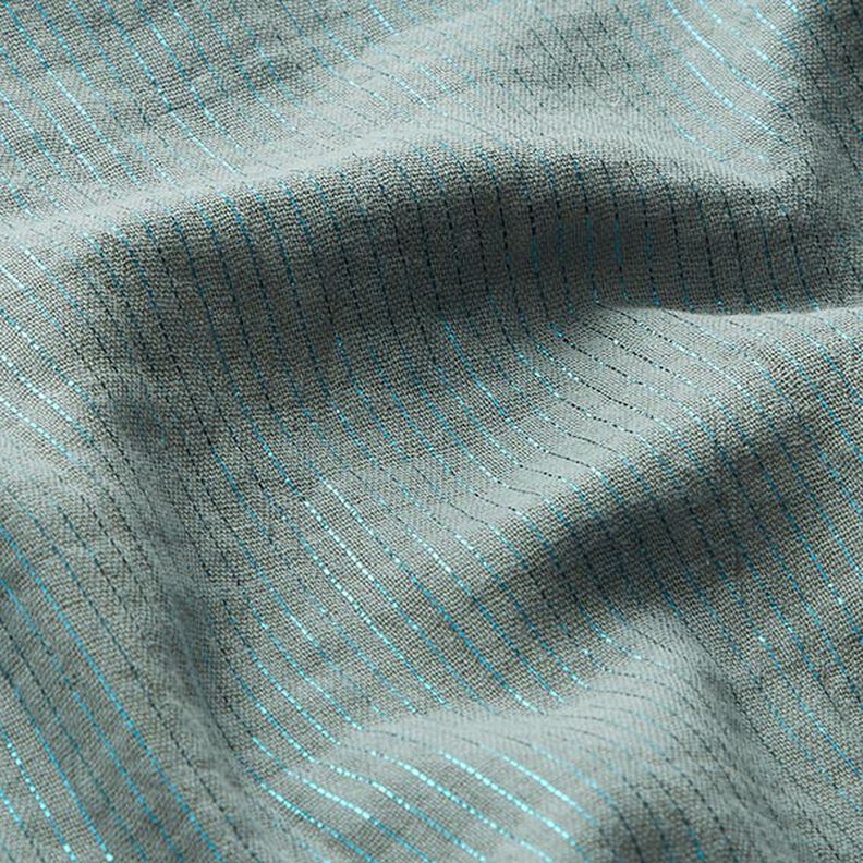 Katoen mousseline met glinsterende strepen – riet,  image number 3