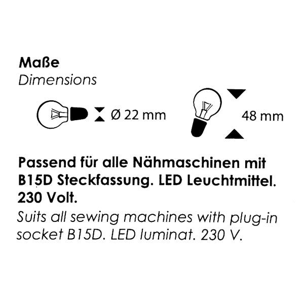 LED-gloeilamp “Carla’s Collection” B15D 230 V|0,6 Watt,  image number 3