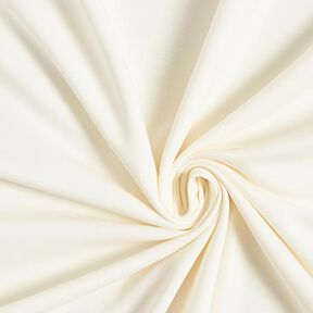 Licht katoenen sweatstof effen &ndash; ecru, 