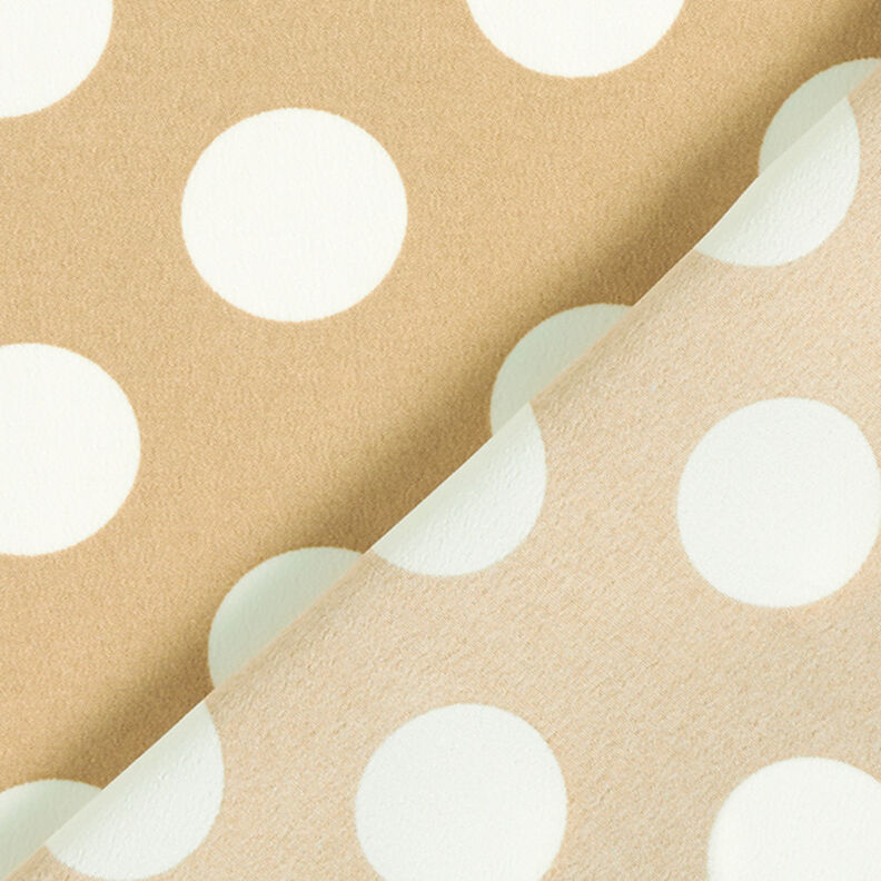 Crêpe weefsel Stippen [2,5 cm] – beige,  image number 4