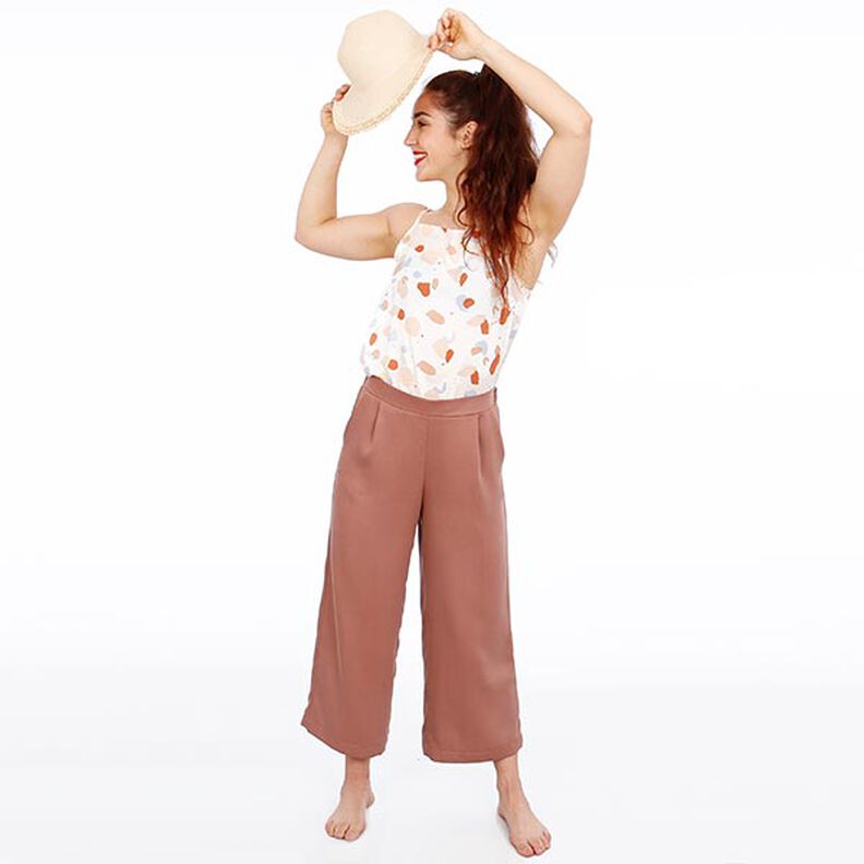 FRAU HEDDA - culotte met wijde pijpen en elastische tailleband, Studio Schnittreif | XS - XXL,  image number 2