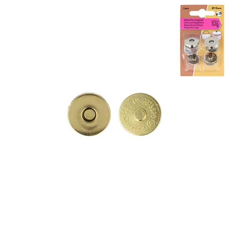 Magneetsluitingen – goud metalen,  image number 1