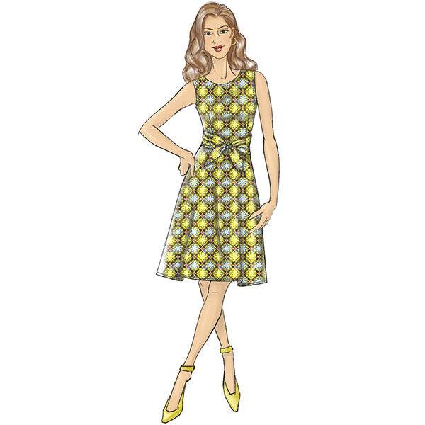 Jurk, Butterick B6676 | 32-40, image number 4