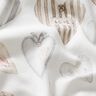 Katoenjersey Aquarel harten Digitaal printen – ivoor/blauwgrijs,  thumbnail number 2
