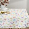 Decostof Half panama delicate vlinders – wit/pastelgroen,  thumbnail number 7