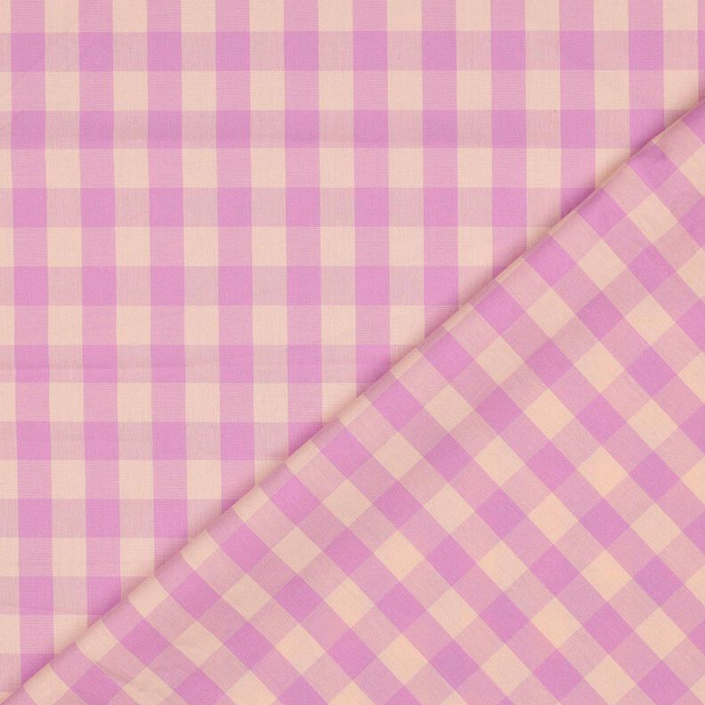 Katoenpopeline Ruit| Poppy Fabrics – lichtroze/pastelviolet,  image number 4