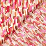 Crêpe penseelstreken – pink/donkerbeige,  thumbnail number 4