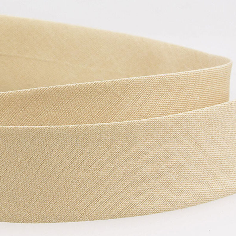 Biasband Polycotton [20 mm] – lichtbeige,  image number 2