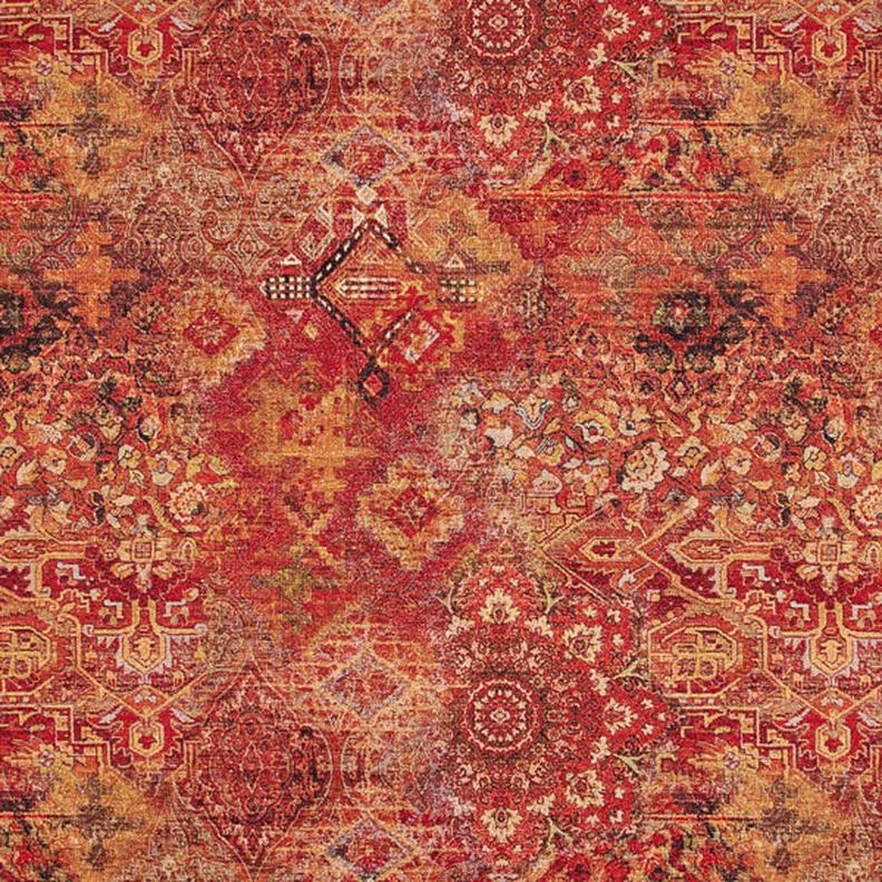 Decostof Gobelin geweven tapijt – terracotta/vuurrood,  image number 1