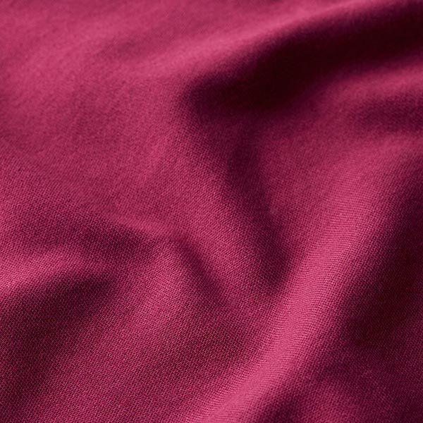 GOTS Interlock Jersey effen – bessen, image number 2