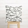 Decostof Jacquard abstracte lijnen – ivoor/zwart,  thumbnail number 7