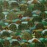 Decostof Fluweel Landschap – donkergroen/petroleum,  thumbnail number 1