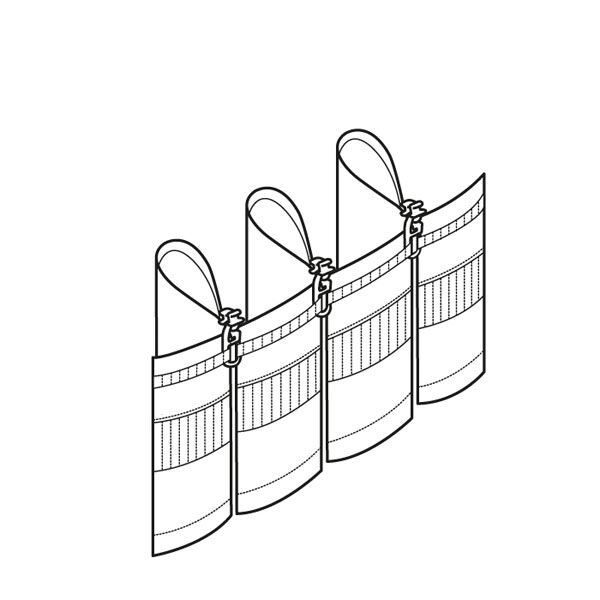 Vouwband 1x, 90 mm – transparant | Gerster,  image number 6