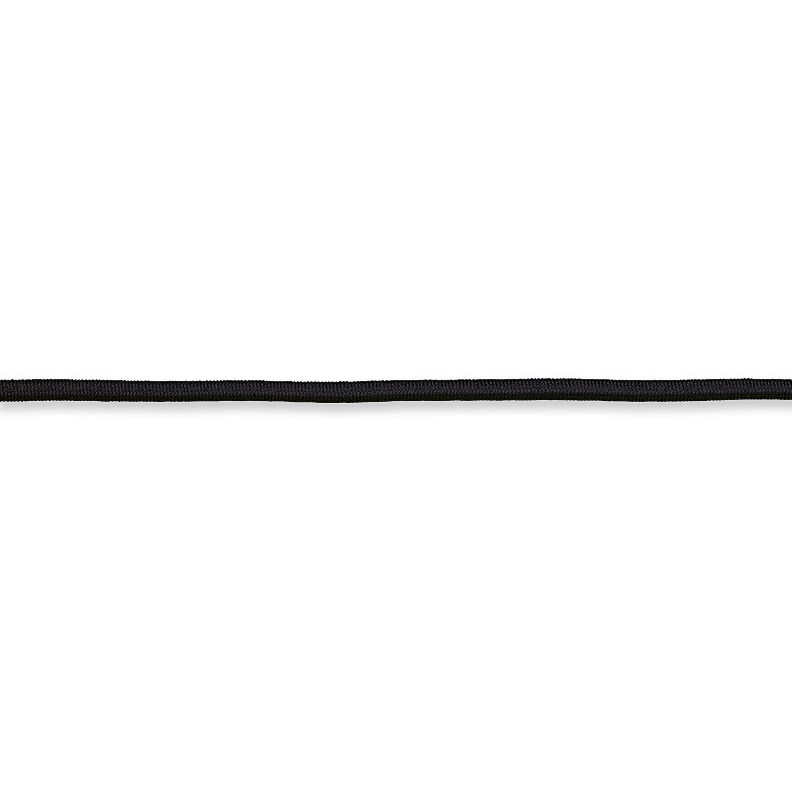 Gummikoord [Ø 3 mm] – zwart,  image number 2