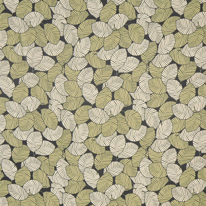 Chiffon Palmbladeren – zwart/cashew,  image number 1