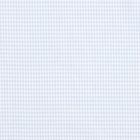Katoenen stof Vichy ruit 0,2 cm – licht jeansblauw/wit, 