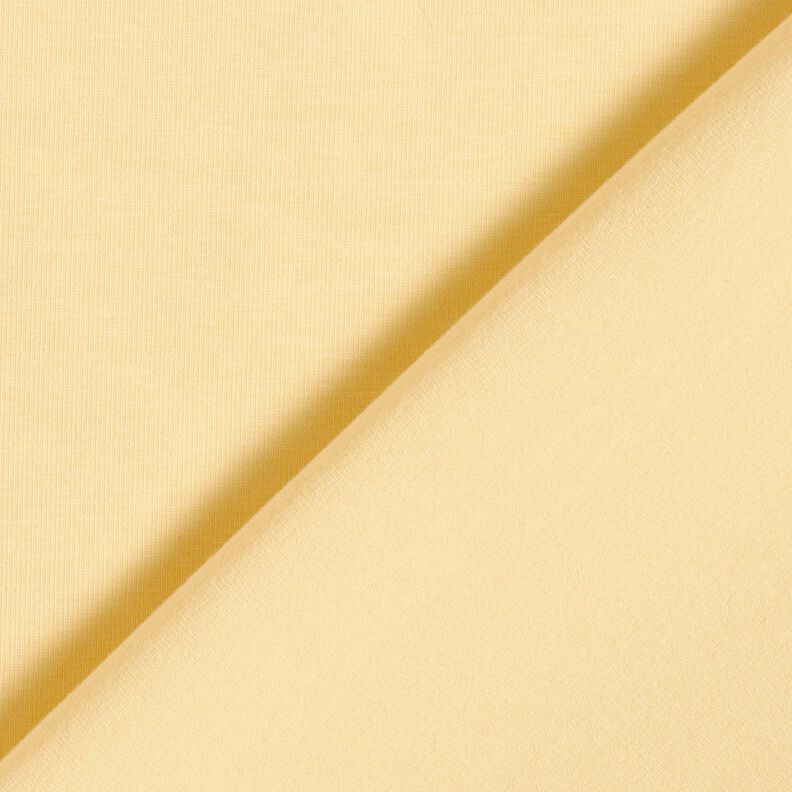 Katoenjersey medium effen – vanillegeel, image number 5